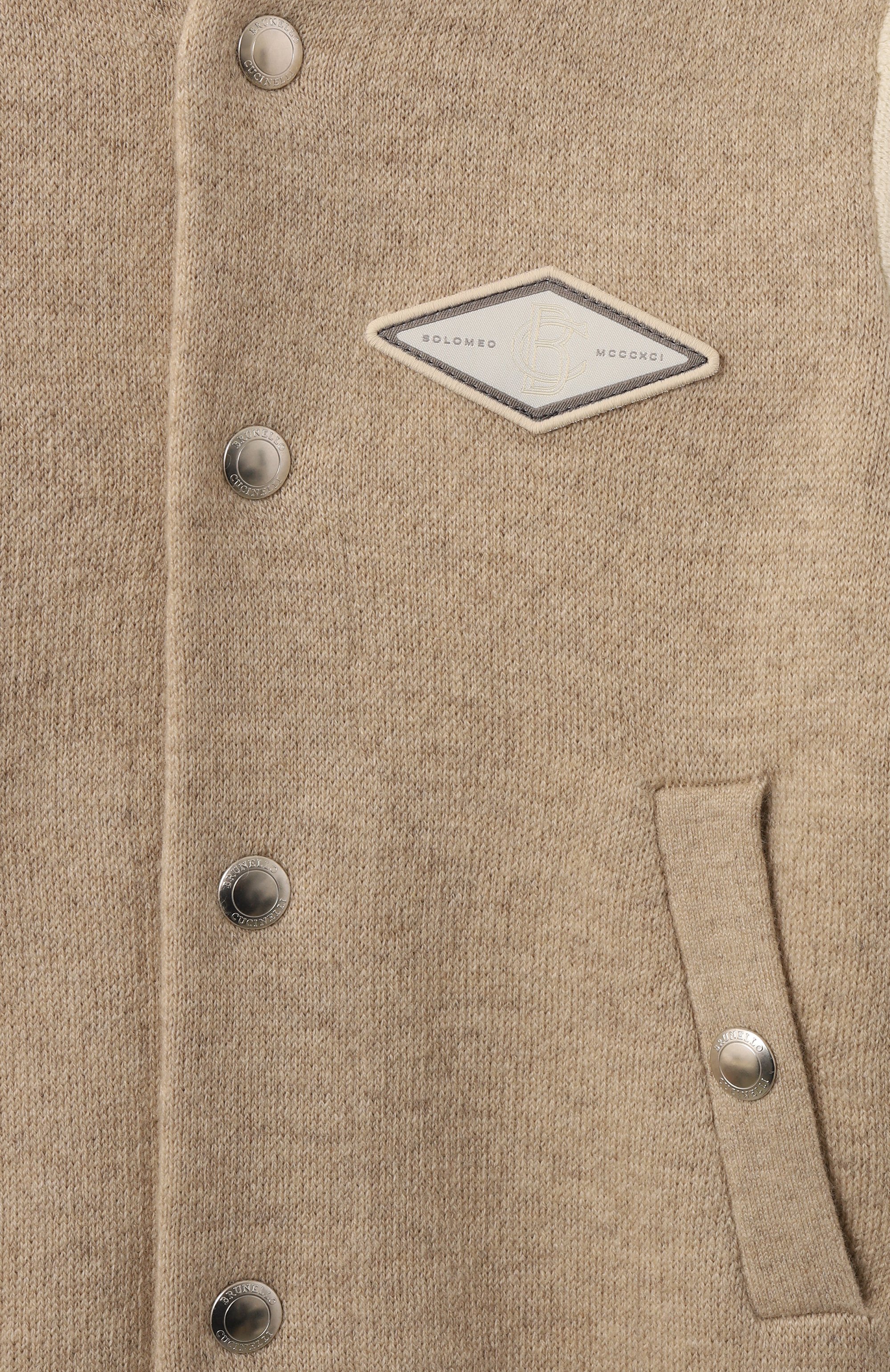 Бомбер из шерсти и кашемира BRUNELLO CUCINELLI, арт. B36M12536A, фото 3