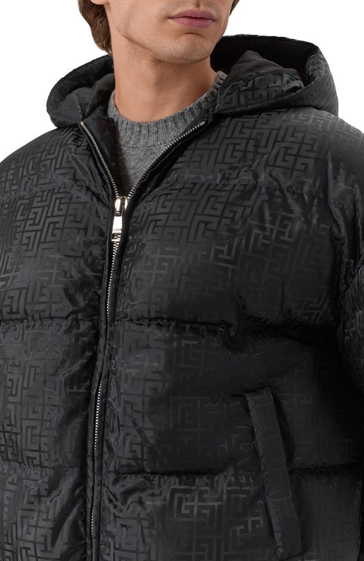 Пуховик Balmain FH0TP162/XB11 Чёрный  FH0TP162/XB11 Фото 5