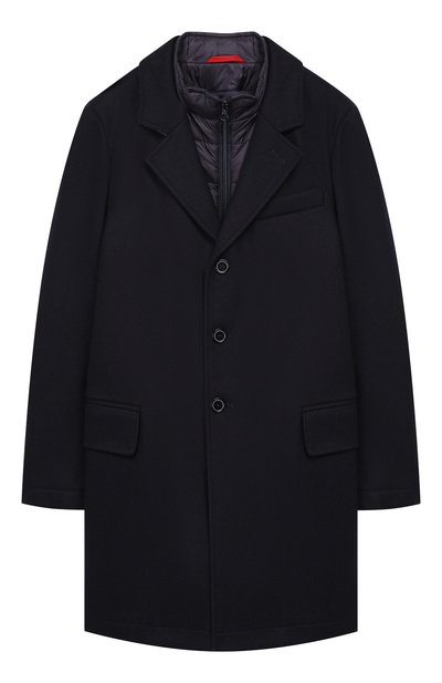 Шерстяное однобортное пальто с подстежкой FAY JUNIOR, арт. NBI59377080, фото 1