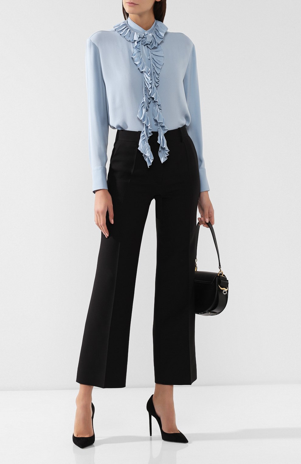 Шелковая блузка VALENTINO, арт. SB3AB14G1MH, фото 2