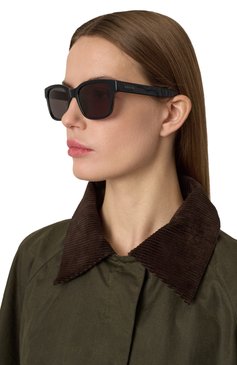 Женские солнцезащитные очки GUCCI черного цвета, арт. GG1716S 001 | Фото 3 (Нос: Не проставлено; Региональные ограничения белый список (Axapta Mercury): Не проставлено; Тип очков: С/з; Материал: Пластик; Кросс-КТ: С/з-унисекс; Очки форма: Квадратные; Оптика Гендер: оптика-унисекс)