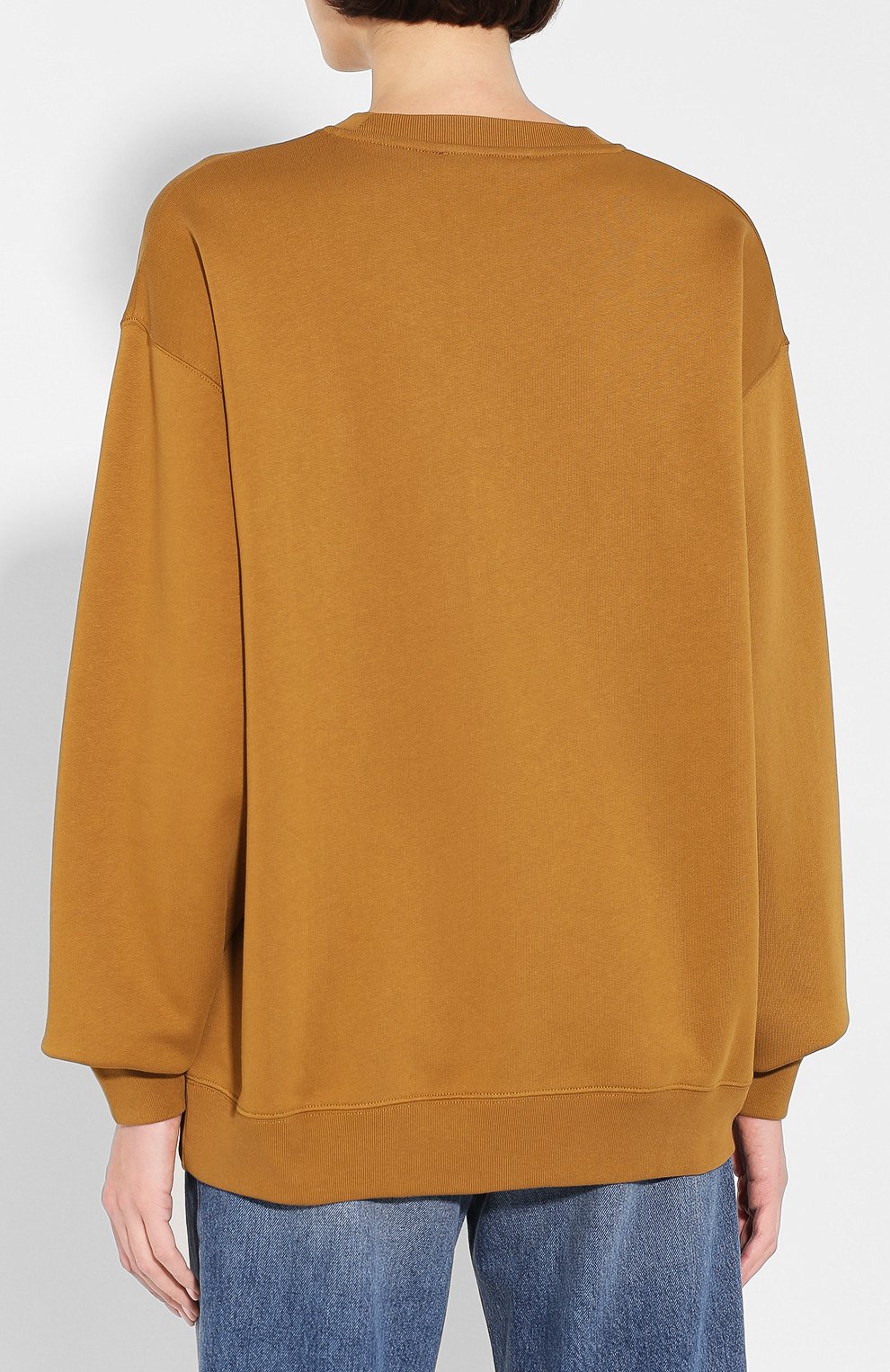 Хлопковый свитшот ACNE STUDIOS коричневого цвета по цене 22150 руб., арт. CI0010/W, фото 4 Хлопковый свитшот ACNE STUDIOS, арт. CI0010/W, фото 4