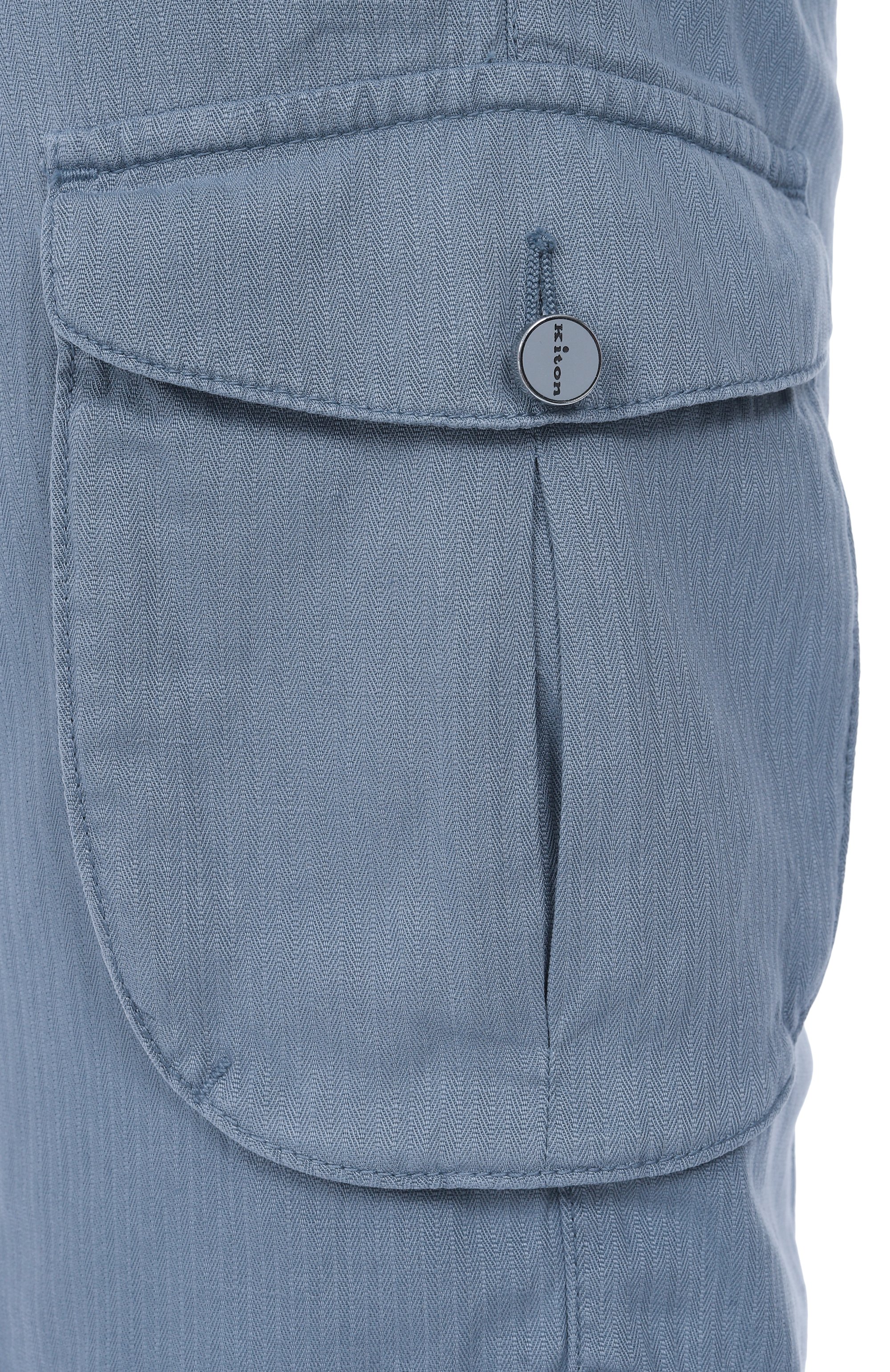 Шорты из лиоцелла и хлопка KITON, арт. UFPPBK0654F04, фото 6