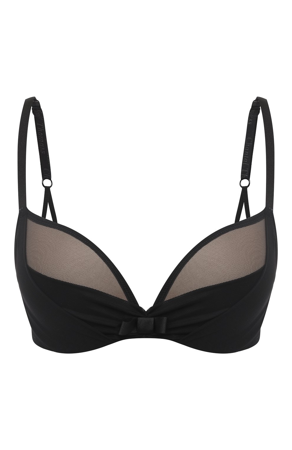 Бюстгальтер с плотной чашкой CHANTAL THOMASS черного цвета по цене 18640 руб., арт. T230131, фото 1 Бюстгальтер с плотной чашкой CHANTAL THOMASS, арт. T230131, фото 1