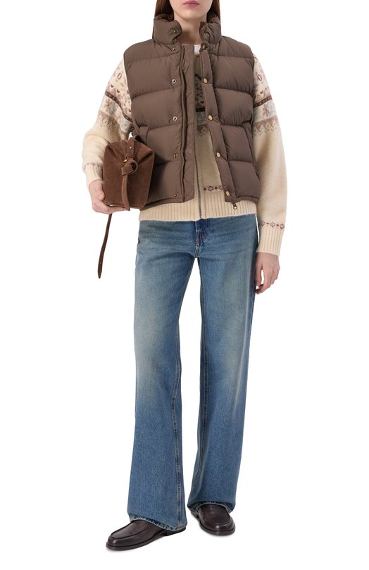 Пуховый жилет Dunst UDVE5D134W3 Коричневый  UDVE5D134W3 Фото 2