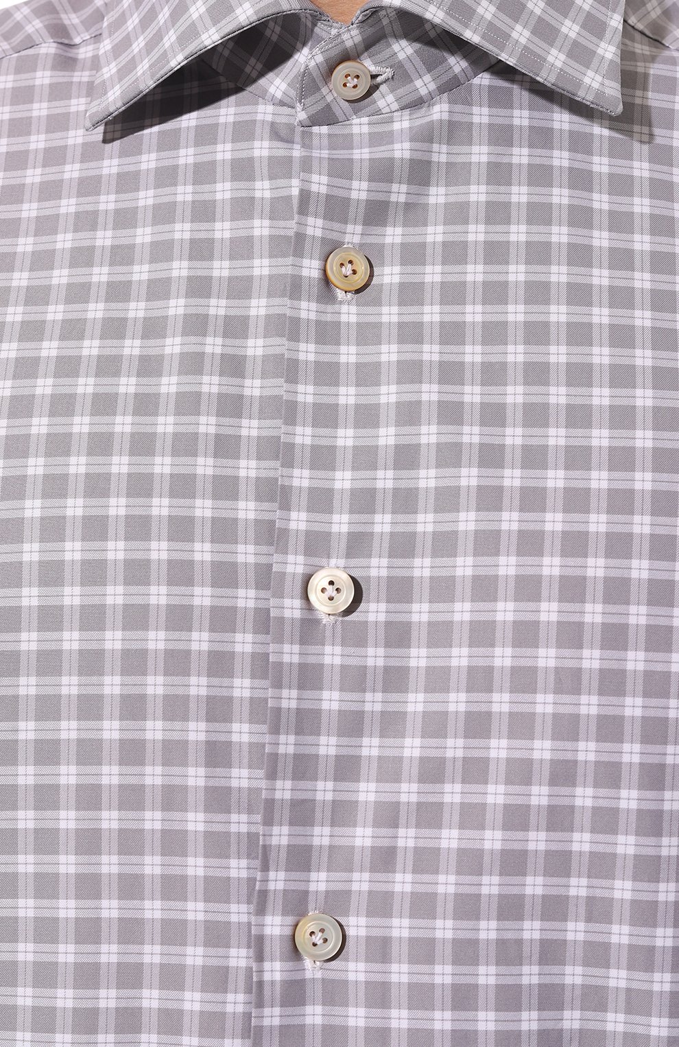 Хлопковая сорочка KITON, арт. UCIH0863711, фото 5