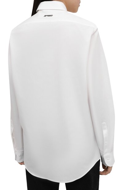 Хлопковая рубашка OFF-WHITE белого цвета по цене 37200 руб., арт. 0WGA096S21FAB001, фото 4 Хлопковая рубашка OFF-WHITE, арт. 0WGA096S21FAB001, фото 4