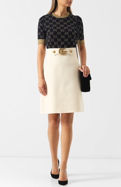 Хлопковый топ GUCCI, арт. 526759/X9W83, фото 2
