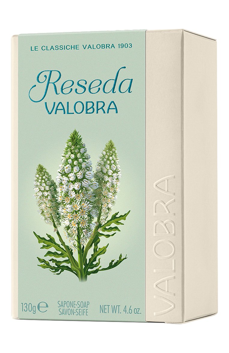 Твердое туалетное мыло reseda (130g) VALOBRA бесцветного цвета, арт. 403002 | Фото 3 (Нос: Не проставлено; Региональные ограничения белый список (Axapta Mercury): Не проставлено; Тип продукта: Мыло; Назначение: Для тела)