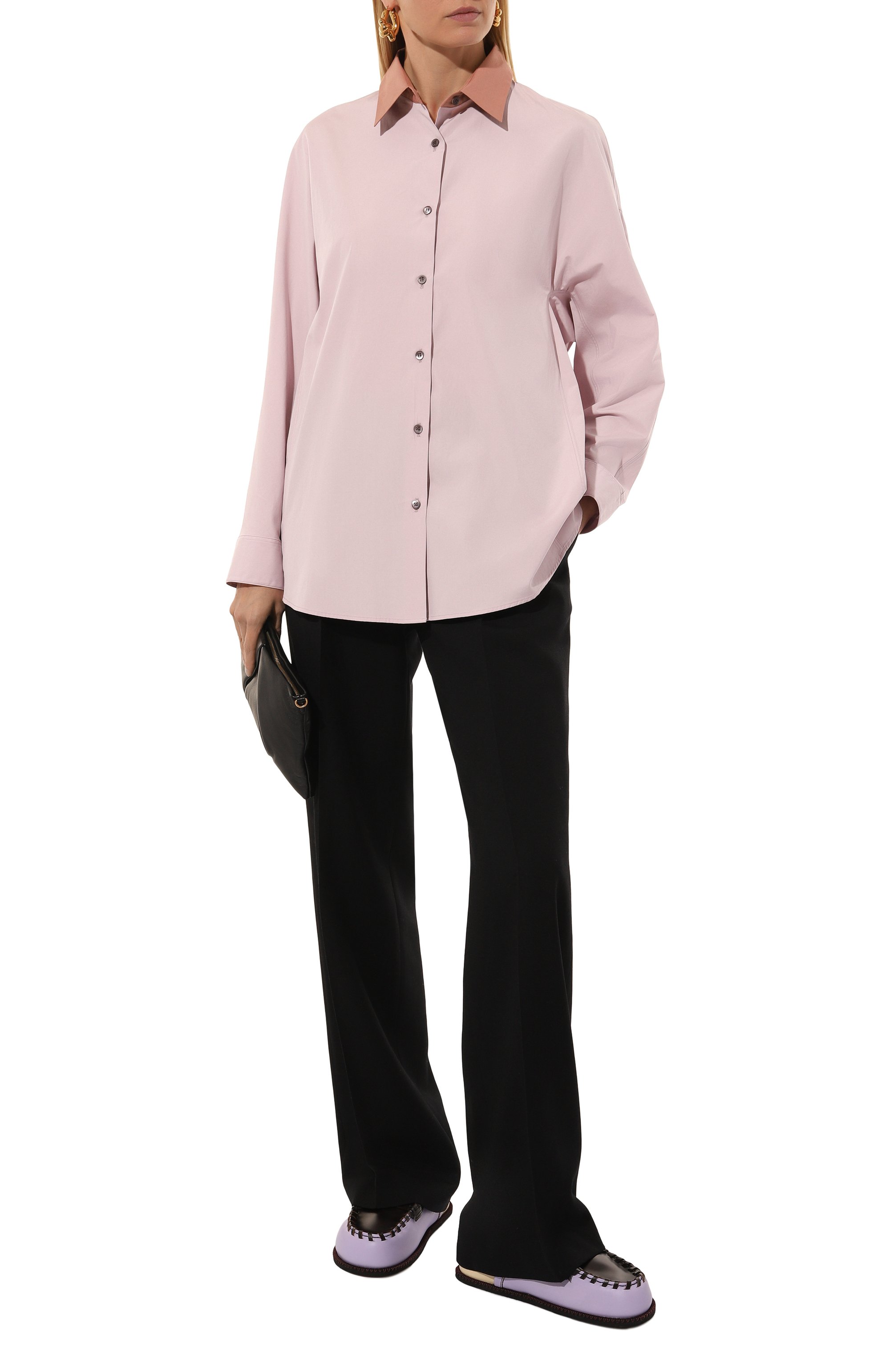 Хлопковая рубашка DRIES VAN NOTEN, арт. 242-010708-9244, фото 2