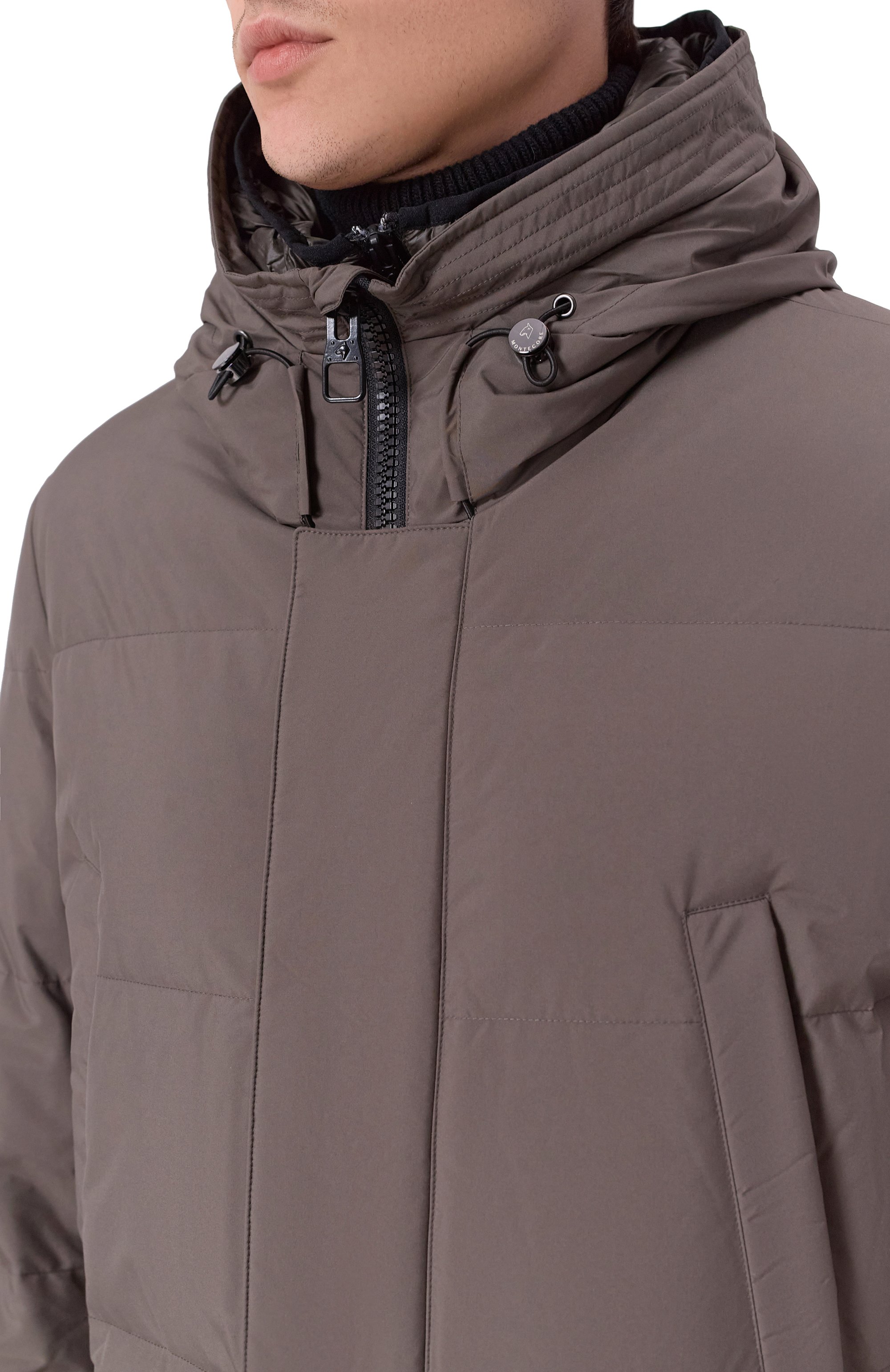 Пуховик MONTECORE коричневого цвета по цене 133500 руб., арт. F09MUCX501/161, фото 5 Пуховик MONTECORE, арт. F09MUCX501/161, фото 5