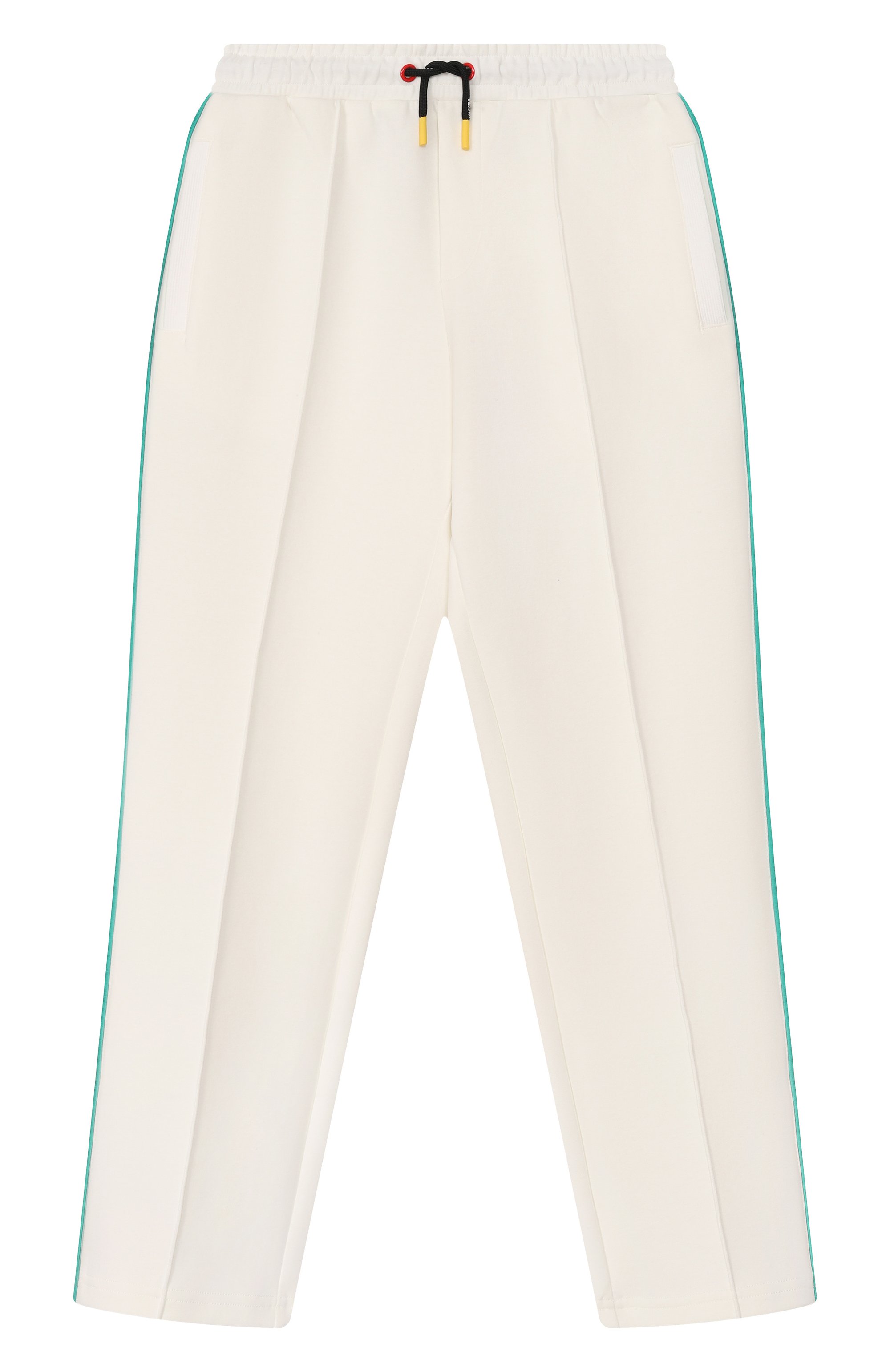 Хлопковые брюки MARC JACOBS (THE) молочного цвета по цене 17400 руб., арт. W60791, фото 1 Хлопковые брюки MARC JACOBS (THE), арт. W60791, фото 1