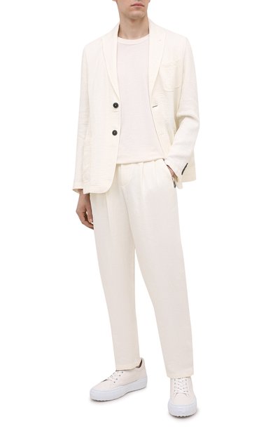 Льняной пиджак GIORGIO ARMANI, арт. 9SGGG076/T02P4, фото 2