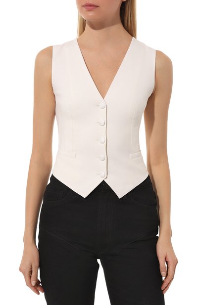 Жилет из шерсти и шелка DOLCE & GABBANA, арт. F79H5T/FUCCS, фото 3