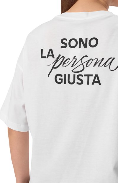 Хлопковая футболка PERSONA BY MARINA RINALDI, арт. PALPITI, фото 5