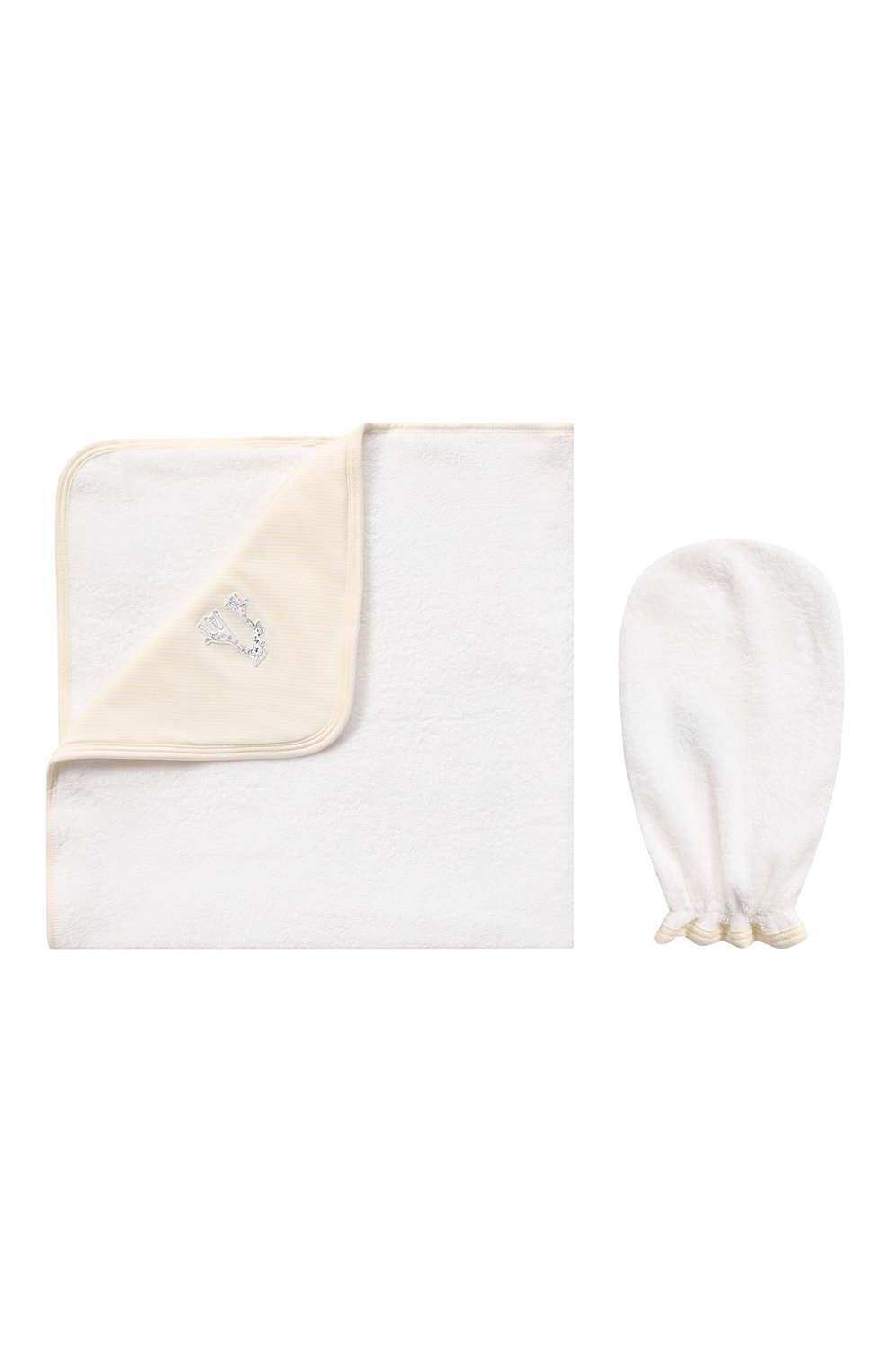 Комплект из хлопкового полотенца и рукавицы KISSY KISSY, арт. F1742609ST, фото 1