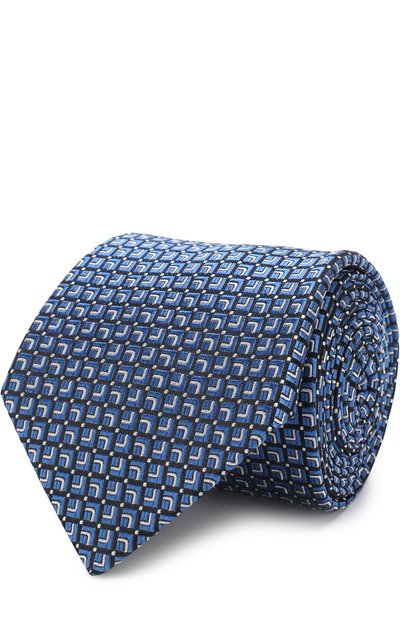 Мужской шелковый галстук с узором LANVIN, арт. 2051/TIE