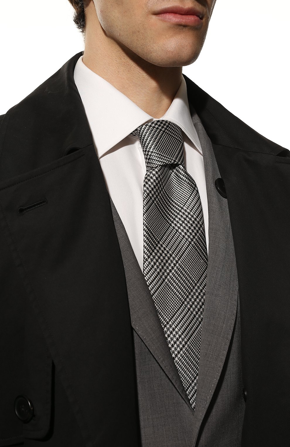 Шелковый галстук TOM FORD, арт. 3TF35/XTF, фото 2