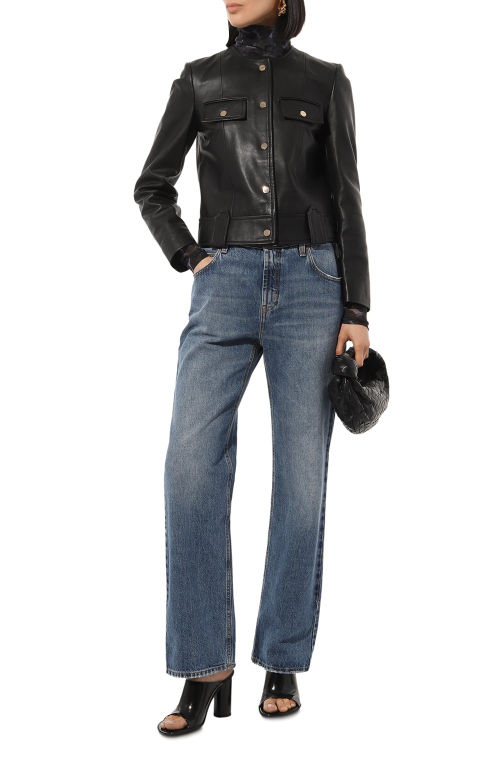 Кожаные мюли BOTTEGA VENETA, арт. 740735V2LR0 1000, фото 2