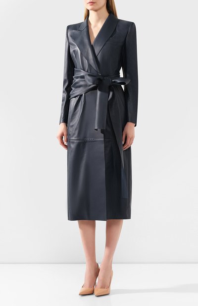 Кожаное пальто FENDI, арт. FPS804 NBA, фото 3