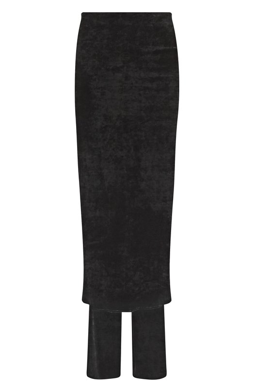 Бархатные брюки Alaia AA9P0137J071A Чёрный AA9P0137J071A