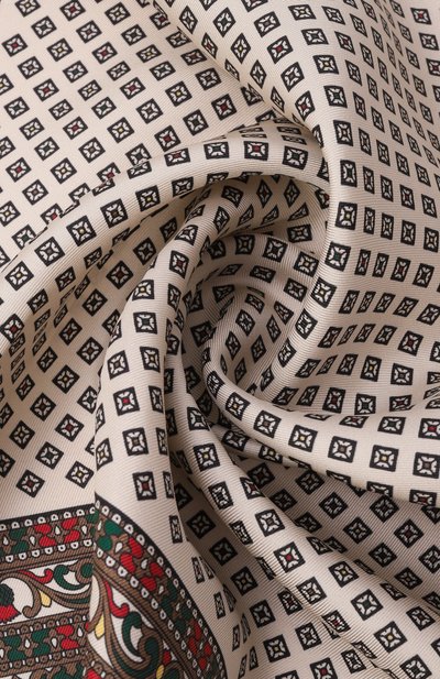 Шелковый платок LORO PIANA светло-бежевого цвета по цене 58550 руб., арт. FAQ0697, фото 3 Шелковый платок LORO PIANA, арт. FAQ0697, фото 3