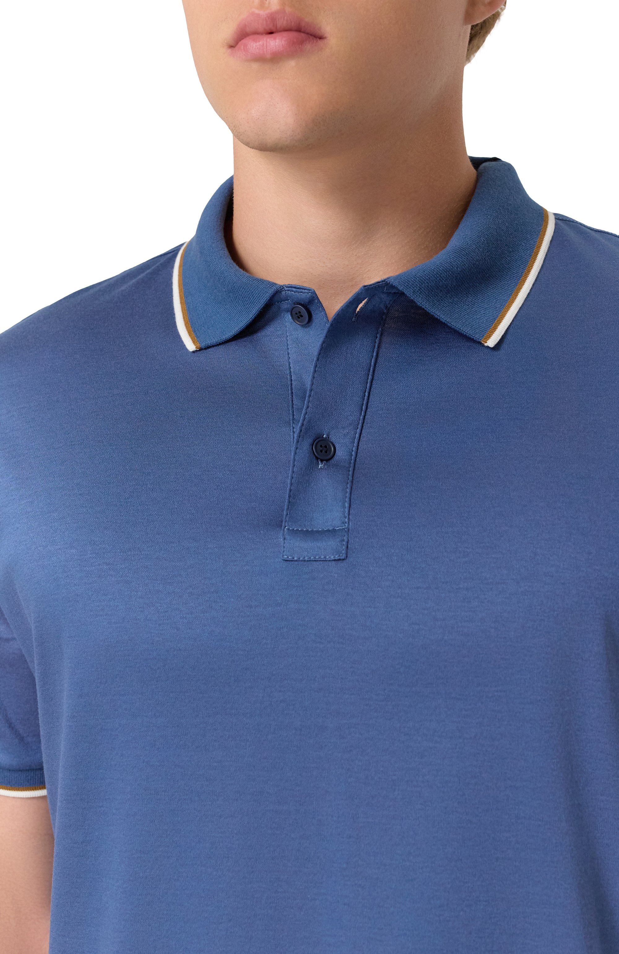 Поло из хлопка и лиоцелла PAUL&SHARK, арт. 15311711, фото 5