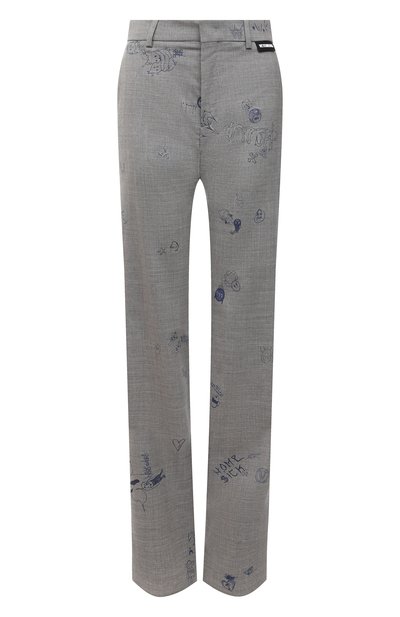 Женские шерстяные брюки VETEMENTS, арт. WE52PA300G 1212/GREY