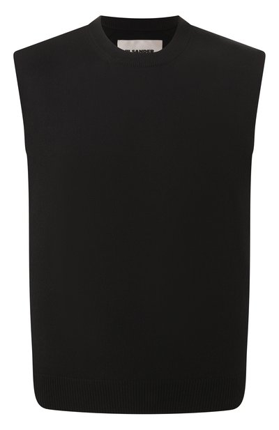 Мужской жилет из кашемира и хлопка JIL SANDER, арт. J23FB0101/J13271
