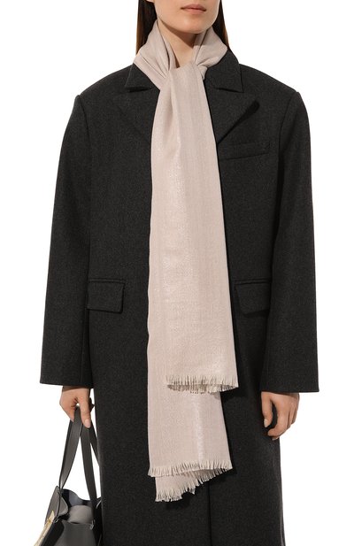 Палантин из шерсти и вискозы BRUNELLO CUCINELLI, арт. MSCDVSW08, фото 3