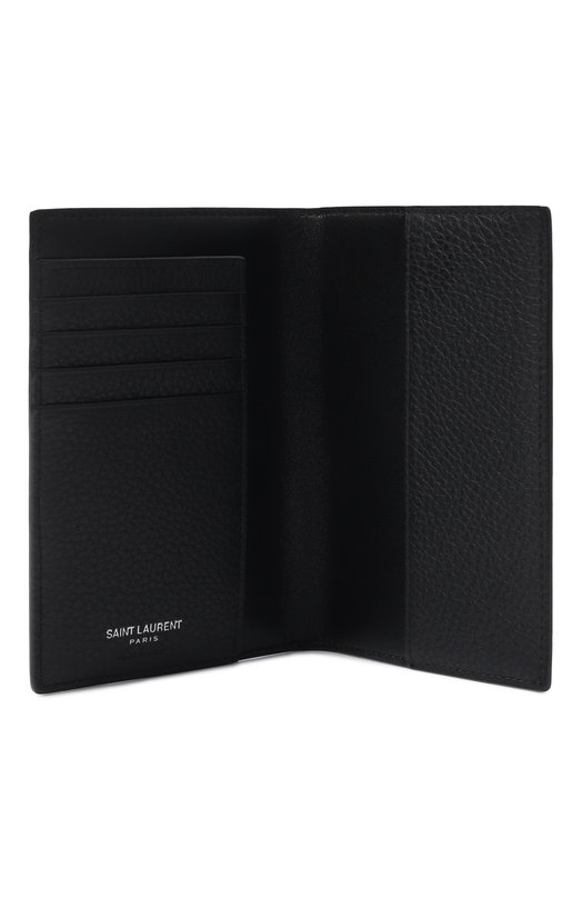 Кожаная обложка для паспорта Saint Laurent 863679/AAELP Чёрный  863679/AAELP Фото 3