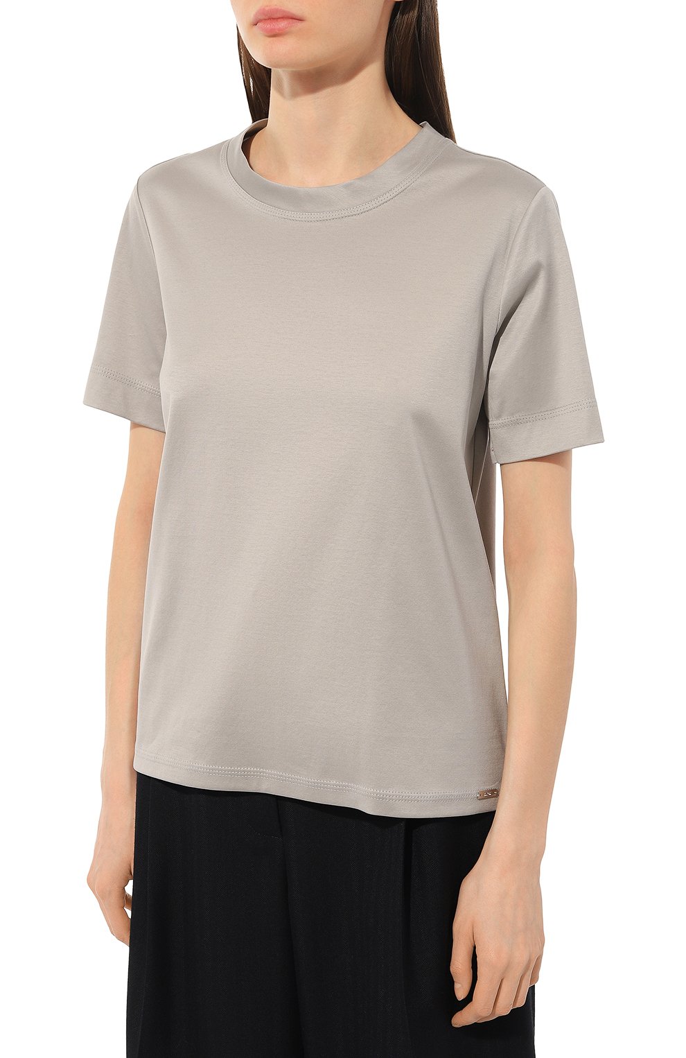 Хлопковая футболка KITON, арт. D53450H08051, фото 3