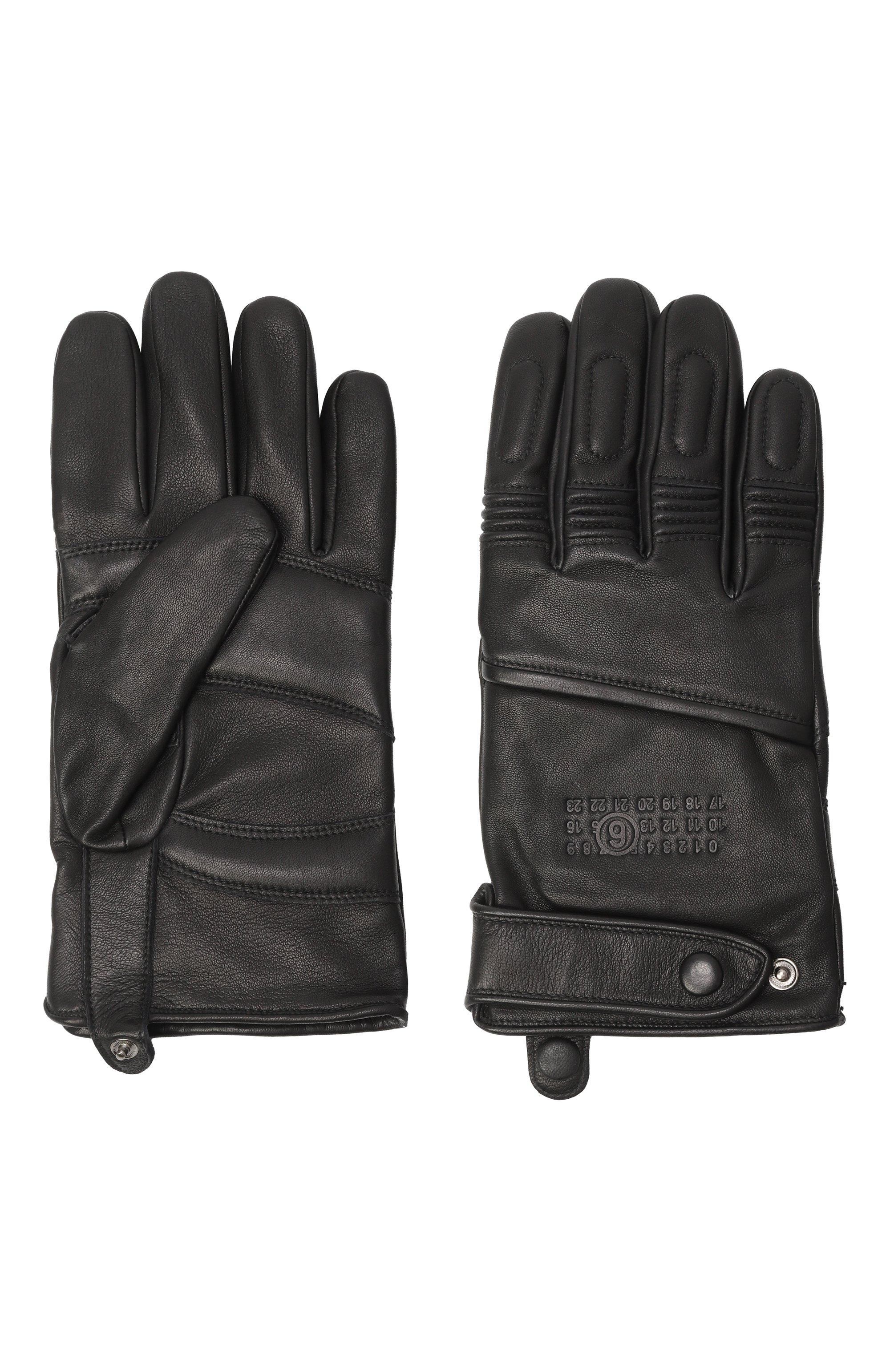 Кожаные перчатки mm6 x agnelle MM6, арт. SH2TS0003/M07014, фото 2
