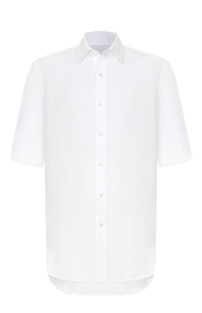 Льняная рубашка STEFANO RICCI белого цвета по цене 95900 руб., арт. MC007892/BX2922, фото 1 Льняная рубашка STEFANO RICCI, арт. MC007892/BX2922, фото 1