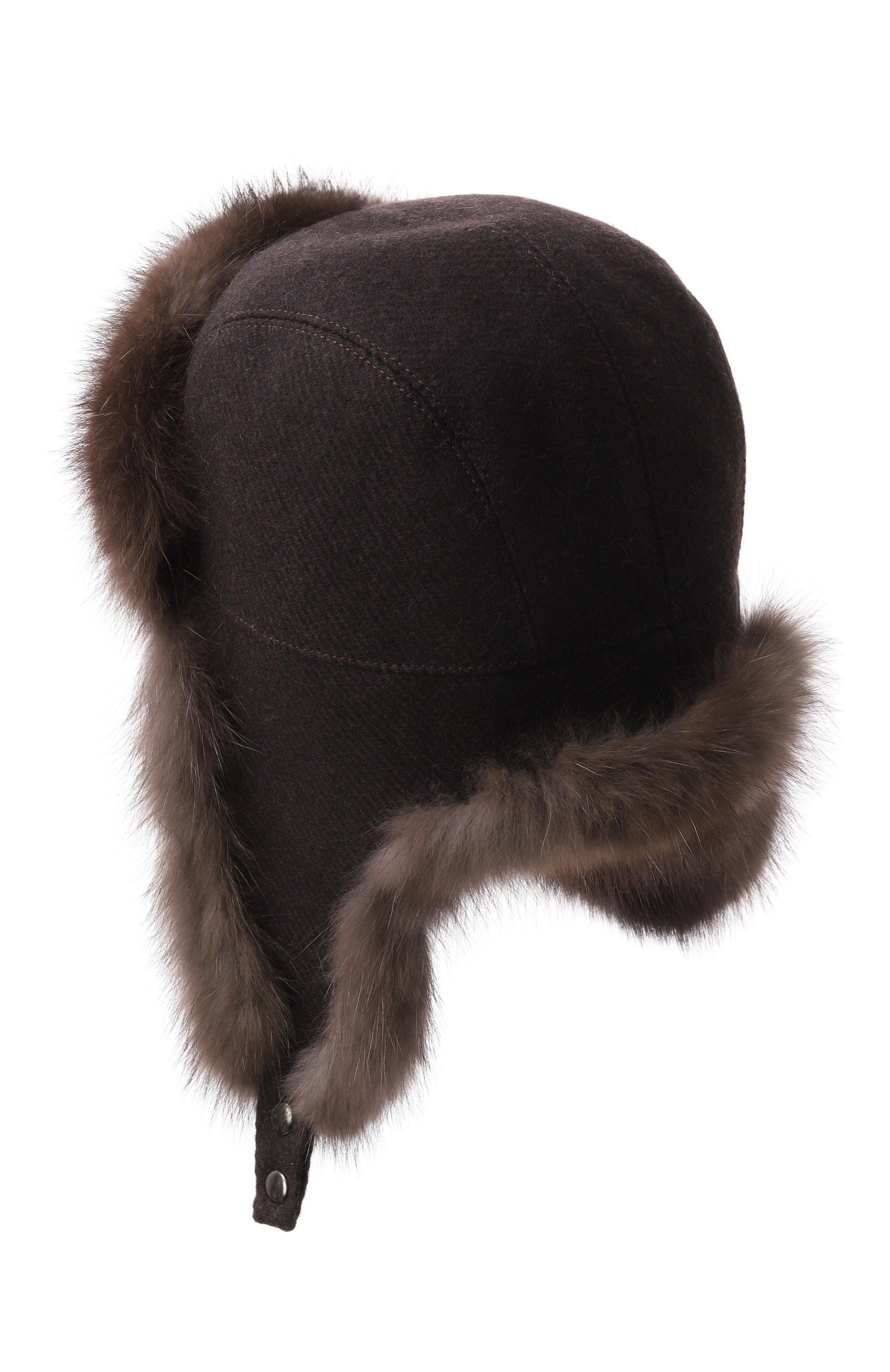 Утепленная шапка-ушанка с отделкой из соболя VICTORIA KUSENKOVA, арт. 339173304159, фото 2