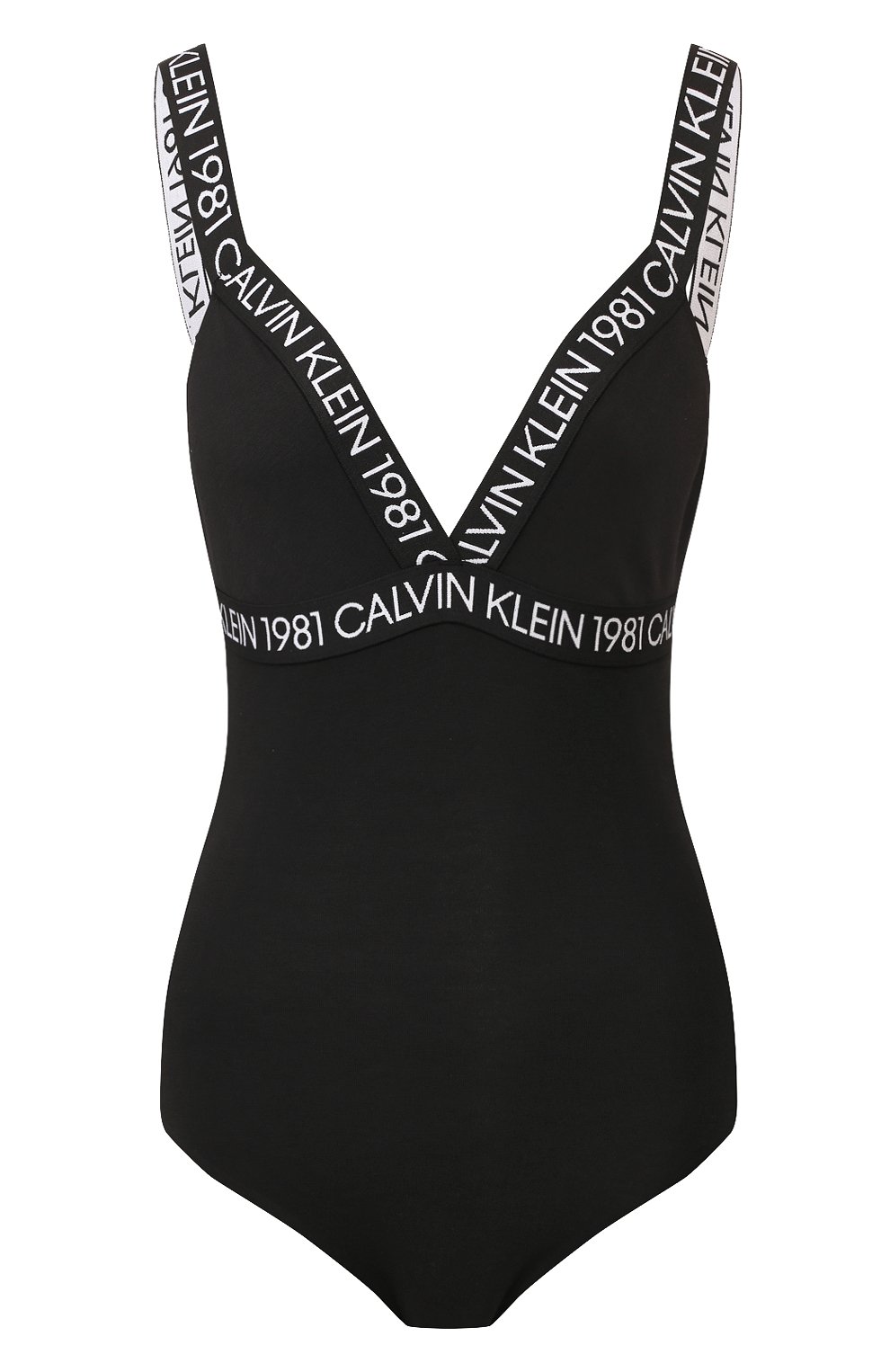 Боди CALVIN KLEIN черного цвета по цене 6960 руб., арт. QF5489E, фото 1 Боди CALVIN KLEIN, арт. QF5489E, фото 1