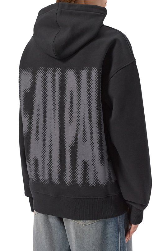 Хлопковое худи Jean Paul Gaultier 25/03-W-T0299/J003 Чёрный  25/03-W-T0299/J003 Фото 4
