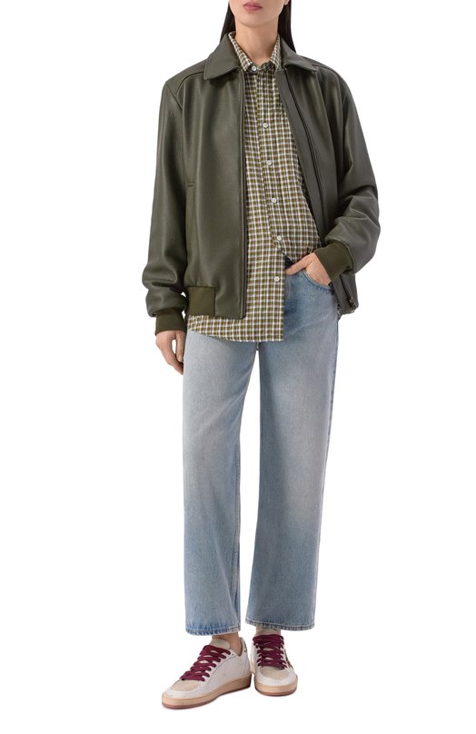 Кожаные кеды Ball Star Golden Goose Deluxe Brand GWF00117.F008068 Белый  GWF00117.F008068 Фото 3