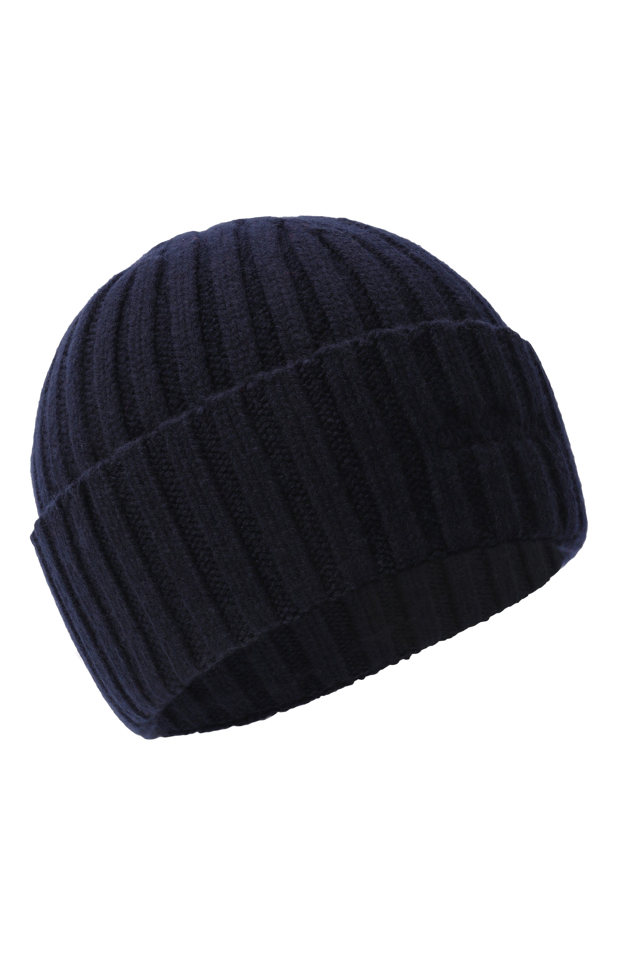 Шерстяная шапка MC2 SAINT BARTH темно-синего цвета по цене 7995 руб., арт. WENG028-00063I/WENGEN JR W00L, фото 1 Шерстяная шапка MC2 SAINT BARTH, арт. WENG028-00063I/WENGEN JR W00L, фото 1