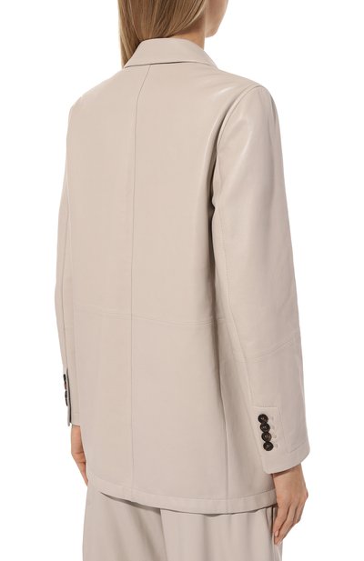 Кожаный жакет BRUNELLO CUCINELLI, арт. MPNGI7464, фото 4