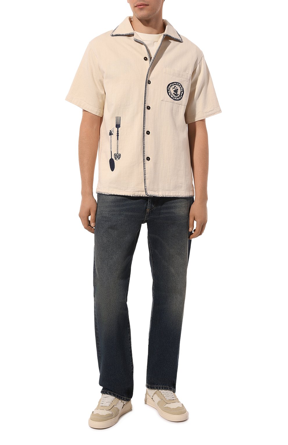 Хлопковая рубашка DROLE DE MONSIEUR, арт. D-SH153-C0119-EC, фото 2