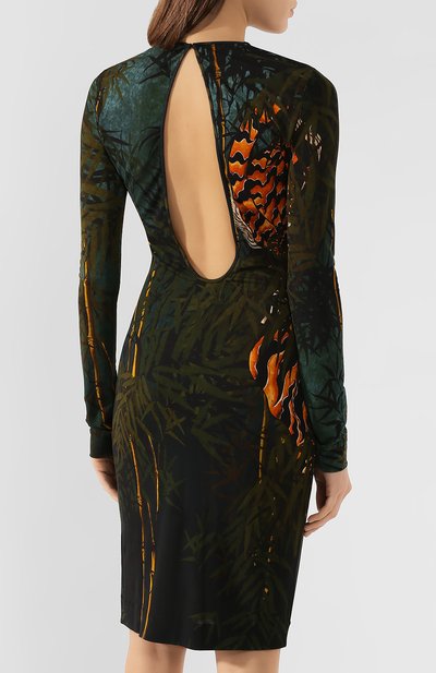Платье из вискозы DSQUARED2 разноцветного цвета по цене 78650 руб., арт. S72CV0103/S23666, фото 4 Платье из вискозы DSQUARED2, арт. S72CV0103/S23666, фото 4