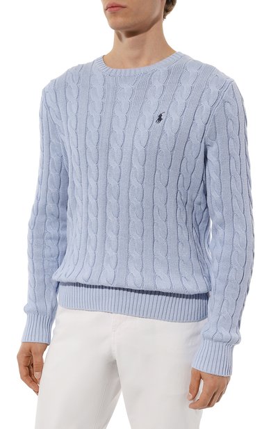 Хлопковый свитер POLO RALPH LAUREN, арт. 710775885, фото 3