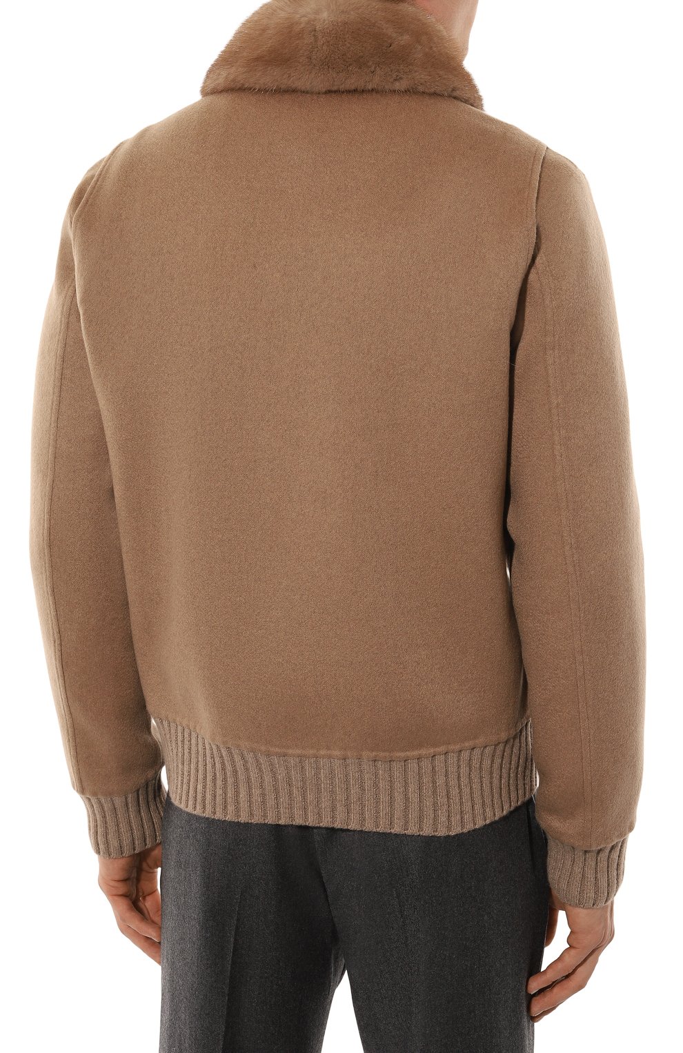 Кашемировый бомбер с отделкой из норки MVST, арт. FTECK-ES4255-2V/LC1640, фото 4