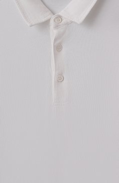 Детское хлопковое поло IL GUFO белого цвета, арт. P25PC065M7070/10A-14A | Фото 3 (Рукава: Короткие; Драгоценные камни: Проставлено; Материал сплава: Проставлено; Материал внешний: Хлопок; Ростовка одежда: 9 лет | 134 см, 13 - 15 лет | 158 см, 12 лет | 152 см)