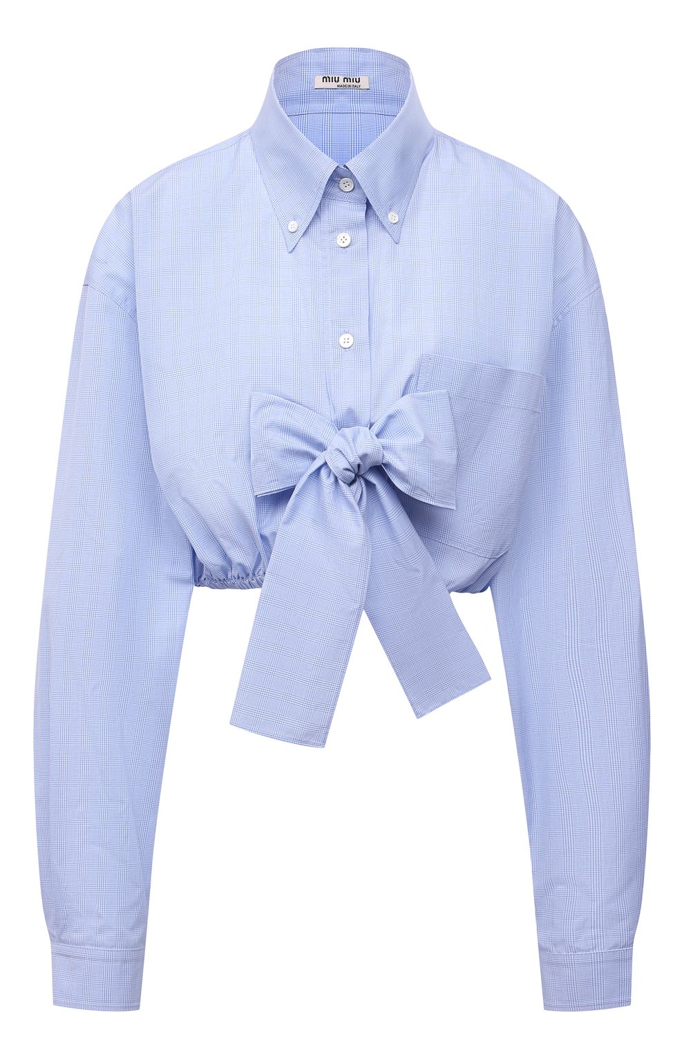 Хлопковая рубашка MIU MIU, арт. MK1569-1SCC-F0012, фото 1