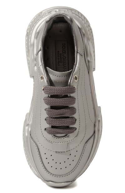 Кожаные кроссовки DOLCE & GABBANA, арт. D11181/A6E32/24-28, фото 4