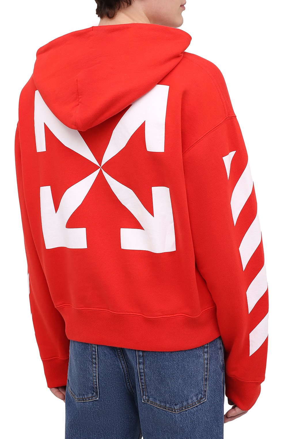 Хлопковое худи OFF-WHITE, арт. 0MBB037R21FLE001, фото 4