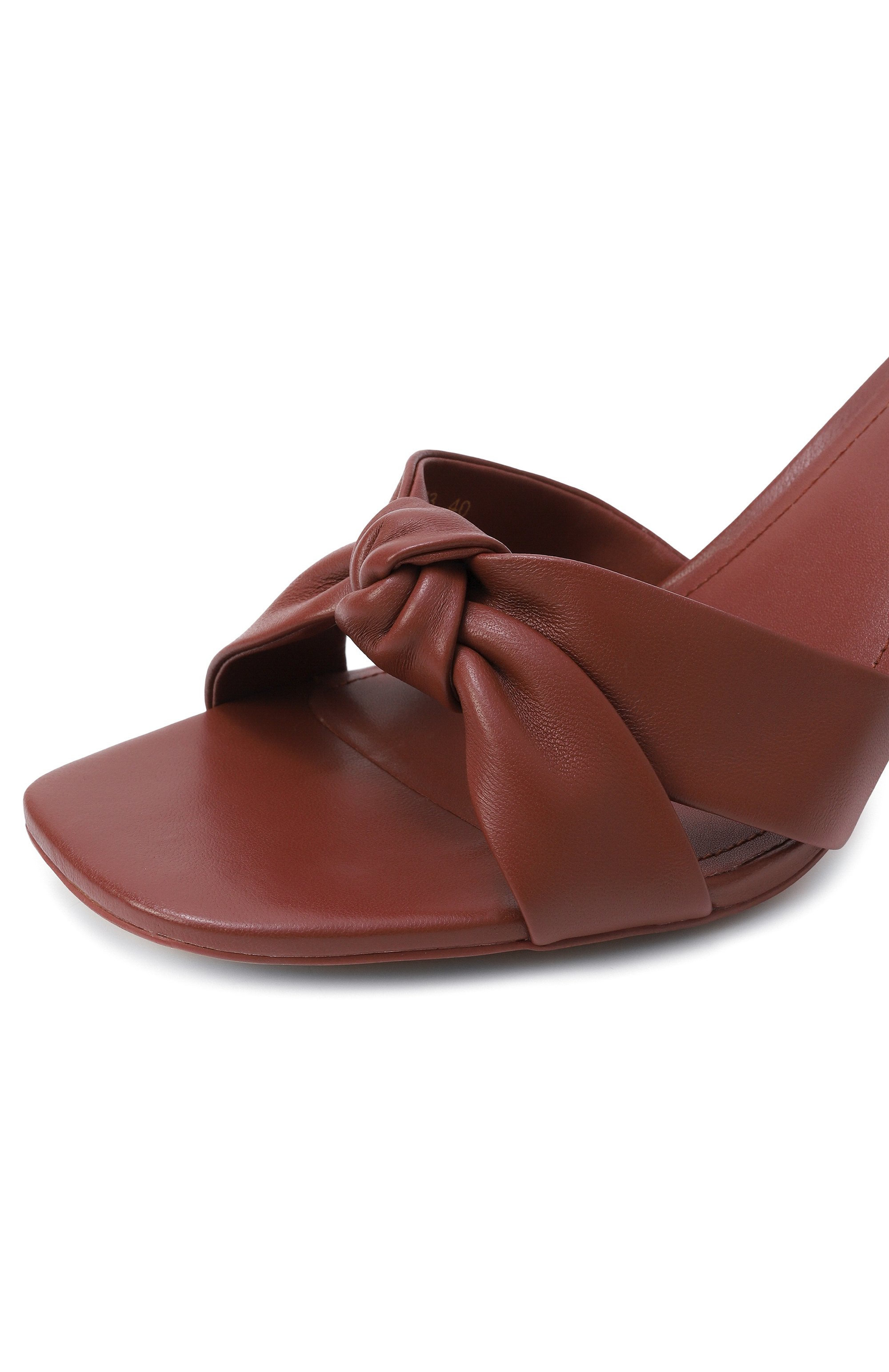 Кожаные босоножки 12 STOREEZ, арт. 126253, фото 7