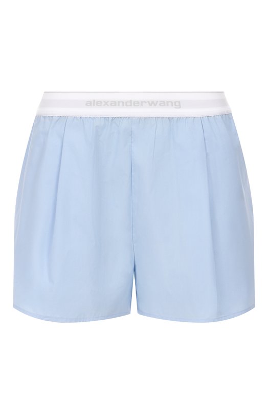 Хлопковые шорты Alexander Wang 1WC3254919 Голубой 1WC3254919